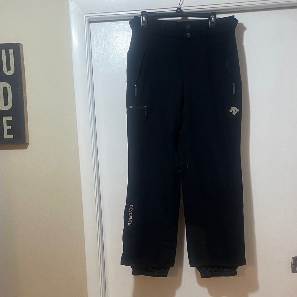 Descente Dark Ski Trousers with Logo size 34 READ DESCRIPTION